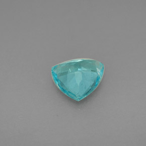 Apatite Azzurro naturale da 1.08 ct, Taglio trillion, VVS-VS