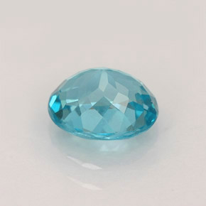 Apatite Azzurro naturale da 1.37 ct, Taglio ovale, VVS-VS