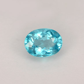 Apatite Azzurro naturale da 0.88 ct, Taglio ovale, VS