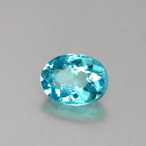 Apatite naturale blu chiaro da 0,94 ct, taglio ovale, VS
