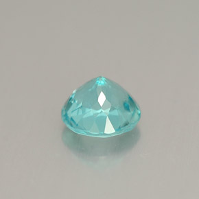 Apatite Azzurro naturale da 0.92 ct, Taglio rotondo, VVS-VS