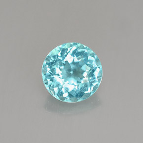 Apatite Azzurro naturale da 0.91 ct, Taglio rotondo, VS