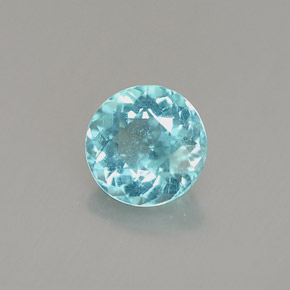 Apatite Azzurro naturale da 0.91 ct, Taglio rotondo, VS
