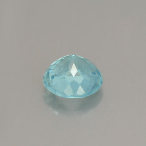 Apatite Azzurro naturale da 0.91 ct, Taglio rotondo, VS
