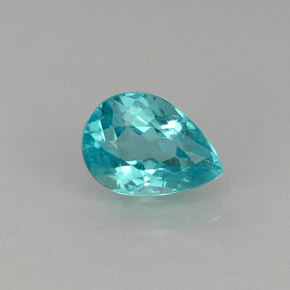 Apatite Azzurro naturale da 0.74 ct, Forma a pera, VS