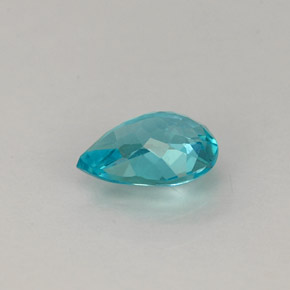 Apatite Azzurro naturale da 0.67 ct, Forma a pera, VS