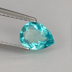 Apatite Azzurro naturale da 0.79 ct, Forma a pera, VS