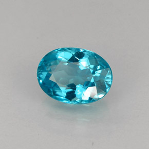 Apatite Azzurro naturale da 0.99 ct, Taglio ovale, VS
