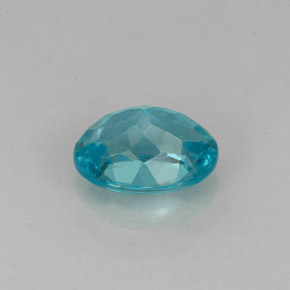 Apatite naturale blu da 0,95 ct, taglio ovale, VS