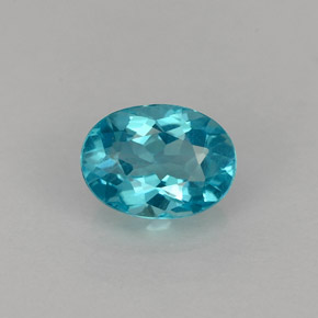 Apatite Azzurro naturale da 0.86 ct, Taglio ovale, VS
