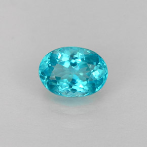 Apatite Azzurro naturale da 0.92 ct, Taglio ovale, VS