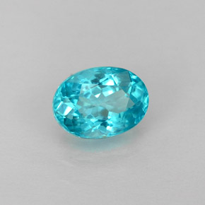 Apatite Azzurro naturale da 0.92 ct, Taglio ovale, VS