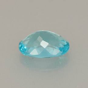 Apatite Azzurro naturale da 0.87 ct, Taglio ovale, VS