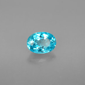 Apatite Azzurro naturale da 0.99 ct, Taglio ovale, VS