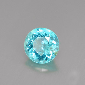 Apatite Azzurro naturale da 0.97 ct, Taglio rotondo, VS