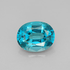 Apatite Azzurro naturale da 2.99 ct, Taglio ovale, VVS-VS