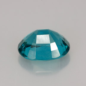Apatite naturale blu da 2,94 ct, taglio ovale, VS