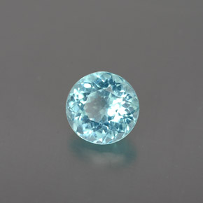 Apatite Azzurro naturale da 0.73 ct, Taglio rotondo, VS