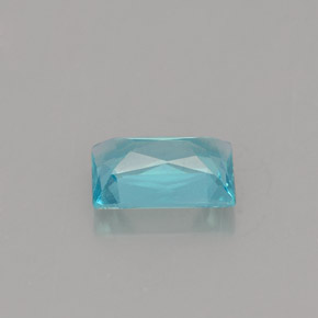 Apatite Azzurro naturale da 0.74 ct, Taglio a baguette, VVS-VS