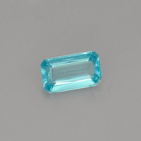 Apatite Azzurro naturale da 0.51 ct, Taglio smeraldo, VS