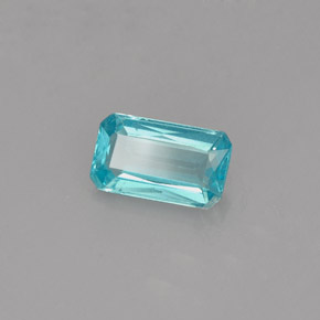 Apatite Azzurro naturale da 0.51 ct, Taglio smeraldo, VS