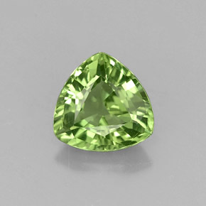 Apatite Verde naturale da 1.08 ct, Taglio trillion, VVS-VS