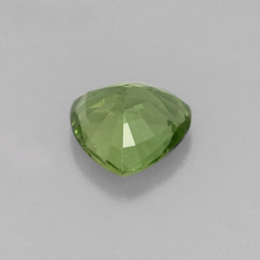 Apatite Verde naturale da 1.08 ct, Taglio trillion, VVS-VS