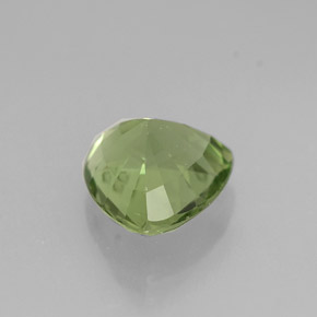 Apatite Verde naturale da 1.36 ct, Taglio trillion, VVS-VS