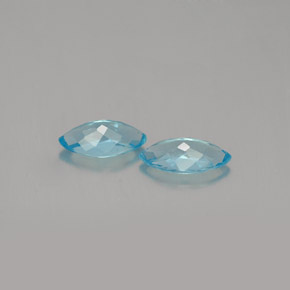 Gemme di Apatite Azzurro naturale da  ct, Taglio marquise, VVS-VS