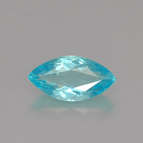 Apatite naturale blu da 0,82 ct, marchesa, VS