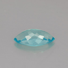Apatite naturale blu da 0,82 ct, marchesa, VS