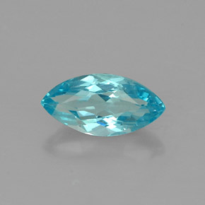 Apatite naturale blu da 0,65 ct, marchesa, VS
