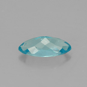 Apatite naturale blu da 0,65 ct, marchesa, VS