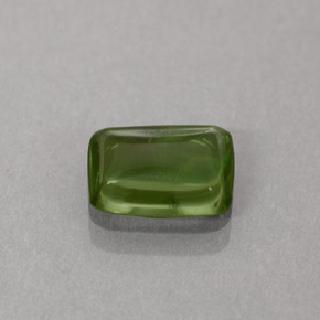 Apatite naturale verde da 1,21 ct, taglio a cuscino, trasparente