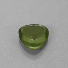 Apatite Verde naturale da 1.77 ct, Taglio trillion, Trasparente