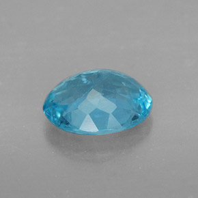 Apatite naturale blu da 1,56 ct, taglio ovale, SI