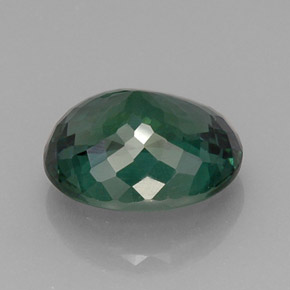 Apatite naturale verde da 10,98 ct, taglio ovale, VS