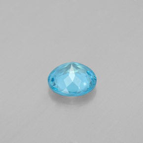 Apatite Azzurro naturale da 0.65 ct, Taglio rotondo, VS