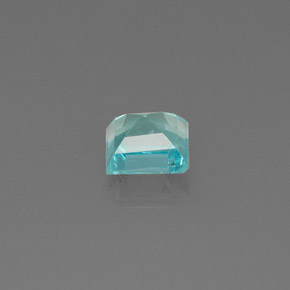 Apatite naturale blu chiaro da 0,59 ct, quadrato, VVS-VS
