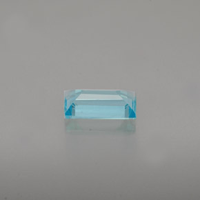 Apatite Azzurro naturale da 0.60 ct, Taglio a baguette, VVS-VS