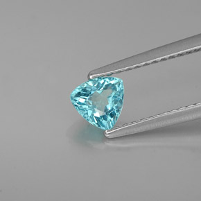 Apatite Azzurro naturale da 0.50 ct, Taglio trillion, VS