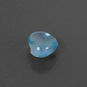 Apatite Azzurro naturale da 0.65 ct, A forma di cuore, Trasparente