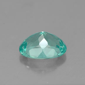 Apatite naturale verde da 1,54 ct, taglio ovale, VS