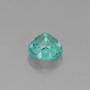 Apatite naturale verde da 0,67 ct, taglio rotondo, VS