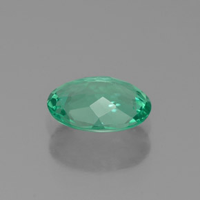 Apatite Verde chiaro naturale da 1.08 ct, Taglio ovale, VVS-VS