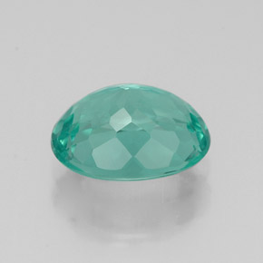 Apatite naturale verde da 2,04 ct, taglio ovale, VS