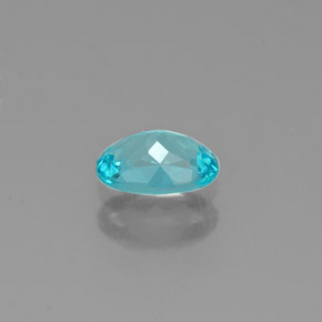 Apatite naturale blu da 0,44 ct, taglio ovale, VS