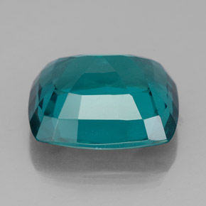 Apatite naturale blu da 9,02 ct, taglio a cuscino, VS-SI