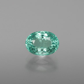 Apatite Verde chiaro naturale da 1.07 ct, Taglio ovale, VS