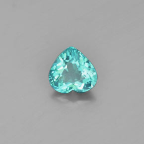 Apatite Verde naturale da 1.02 ct, A forma di cuore, VS-SI
